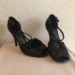 Greta Flora Tango Shoes, Renata, Black - Size 7