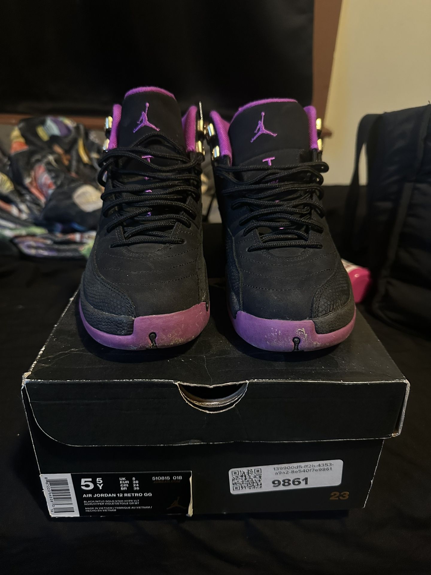Jordan 12 Pure Violet