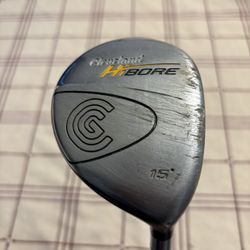 Cleveland Hi Bore 15 Degree Fairway Wood Golf Club