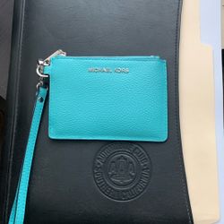 Michael Kors Tiffany Colored Card And Change Purse