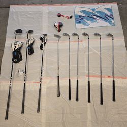 TaylorMade, Callaway Men’s Golf Club Set (Includes black golf bag)