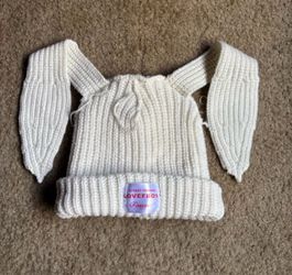 Bunny eared Knitted Beanie