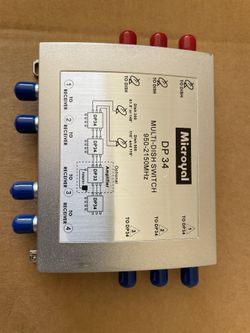 DP34 Multi-Dish Switch for 3 Dish Input To 4 Dish Receiver