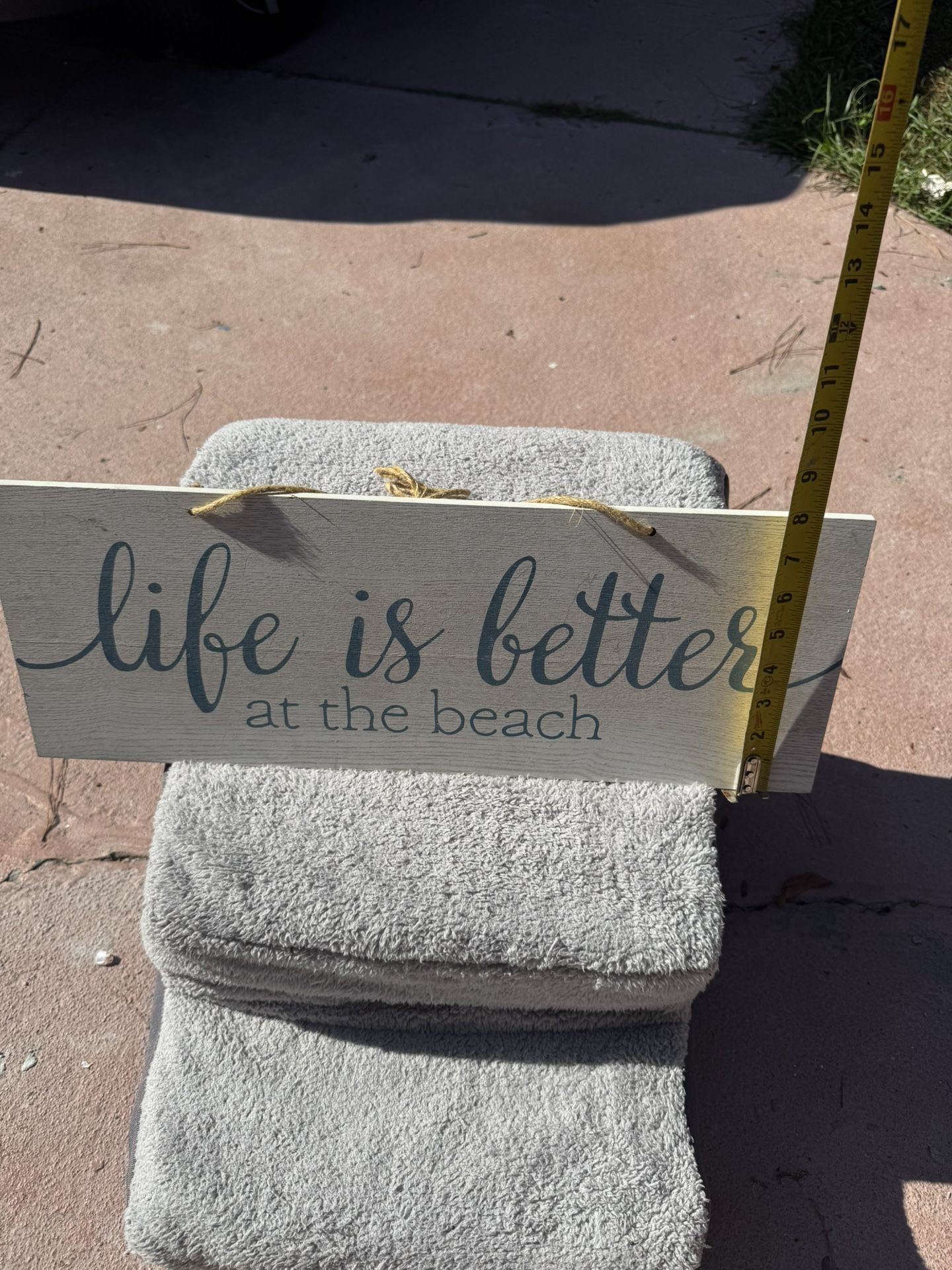 Life Is Better At The Beach Decor Sign