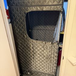 Home Sauna with chair