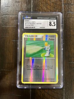 CGC 8.5 Potion 127/132 Secret Wonders Reverse Holo ENG Pokemon TCG 2007