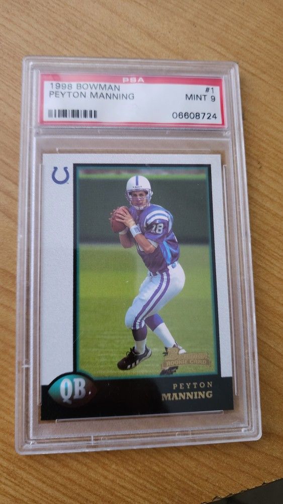 1998 PSA GRADED 9 Peyton Manning