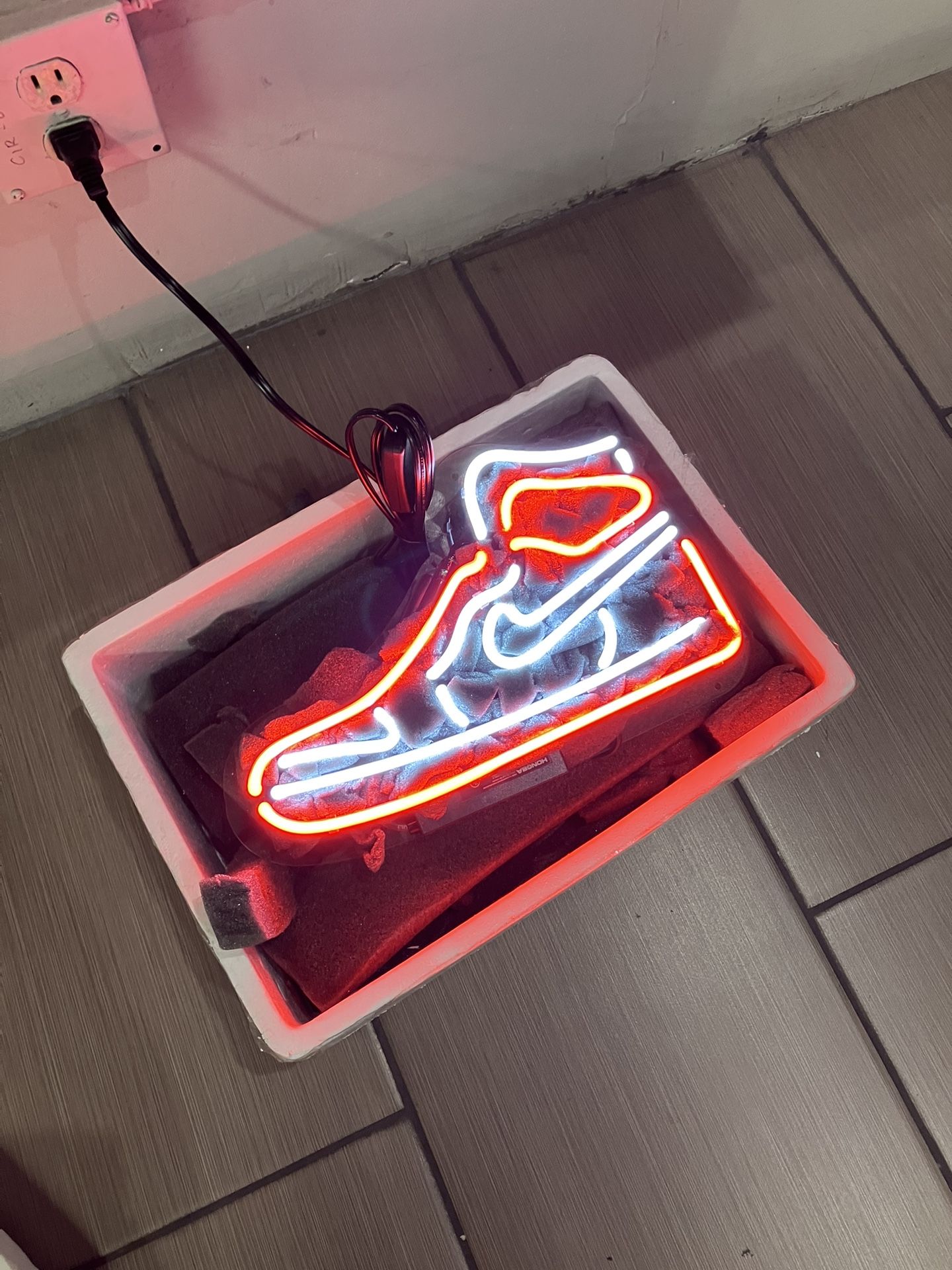 Air Jordan 1 Light Up Neon Sign