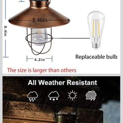 Solar Lantern 🏮 Farmhouse Style 