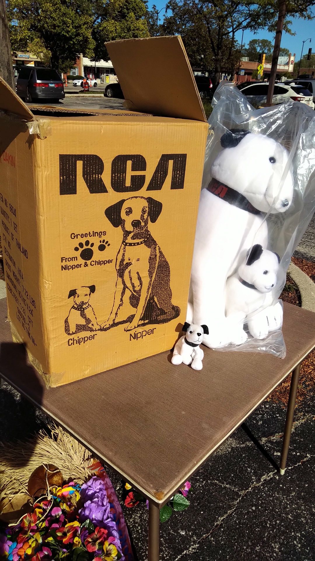 RCA Mascot Stuffed Dogs, New From 1987