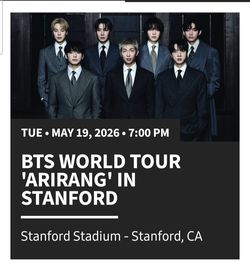 BTS tickets
