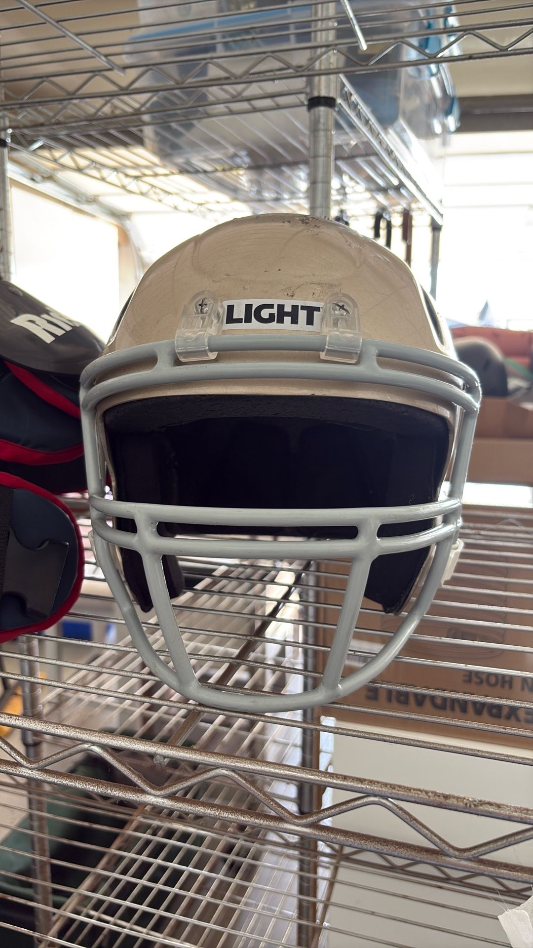 Football Helmet And Padding