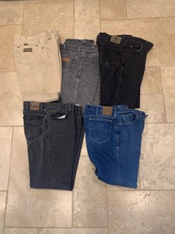 Men’s blue jeans