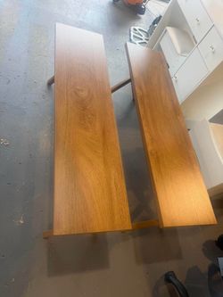 New- Set of 2 wooden Bench