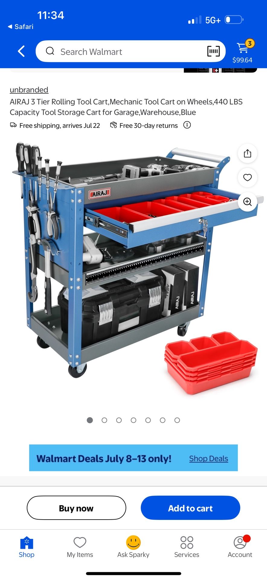 Tool Cart New In Box