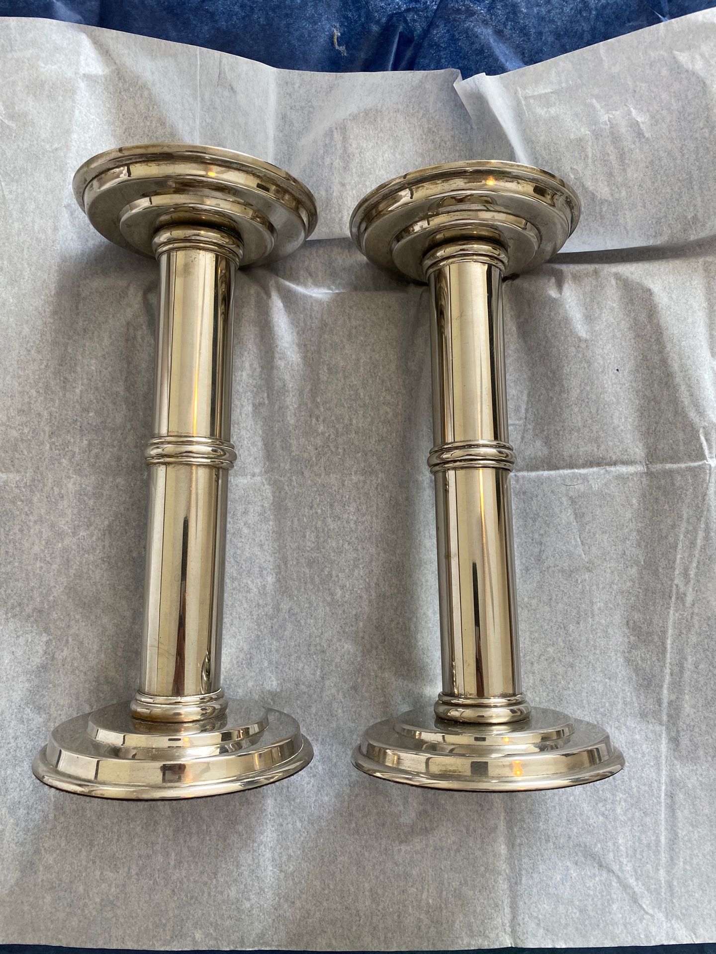 Candelabras silver plated