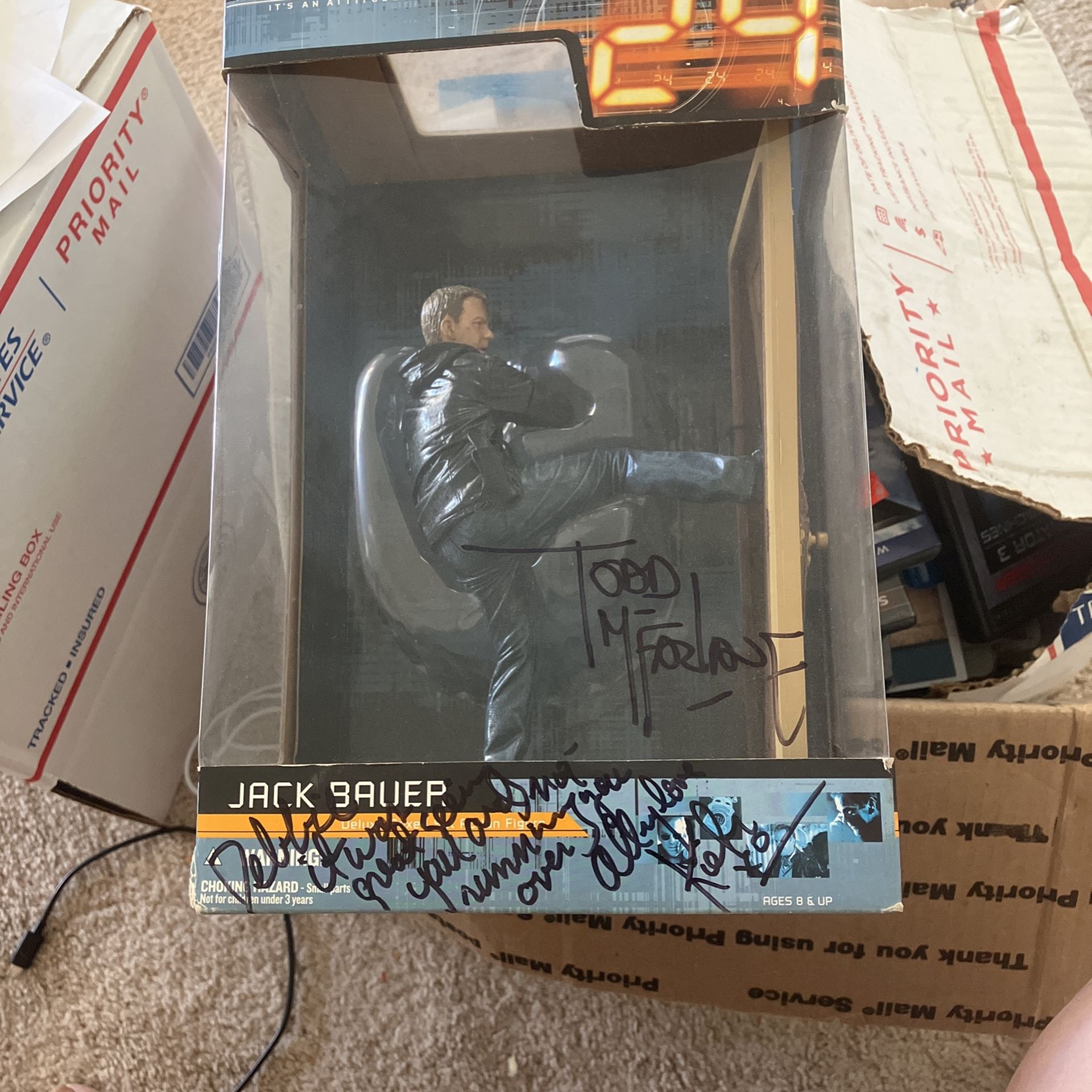 Jack Bauer Todd McFarlane Autographed Action Figure