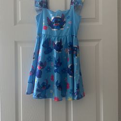 Súper Cute Stich Dress Size 6-7 Worn Once For A Party