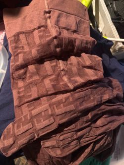 Fendi Brown stock stockings one only ones like new