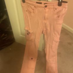 Pink Stacks Jeans