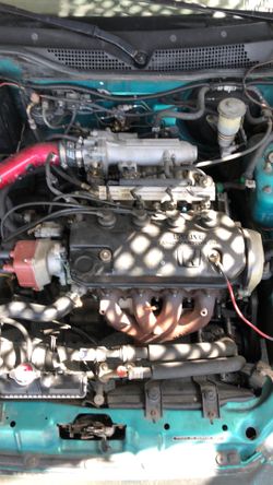 92 Honda Civic engine, transmission, harness and ECU