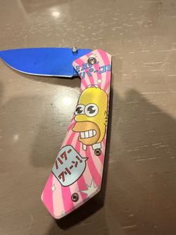 Homer Simpson Folding Pocket Knife