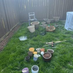 Garden Pots And Other Items From $1 To $15 - Or Take All For $50