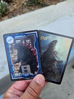 Dodgers Godzilla Trading Card