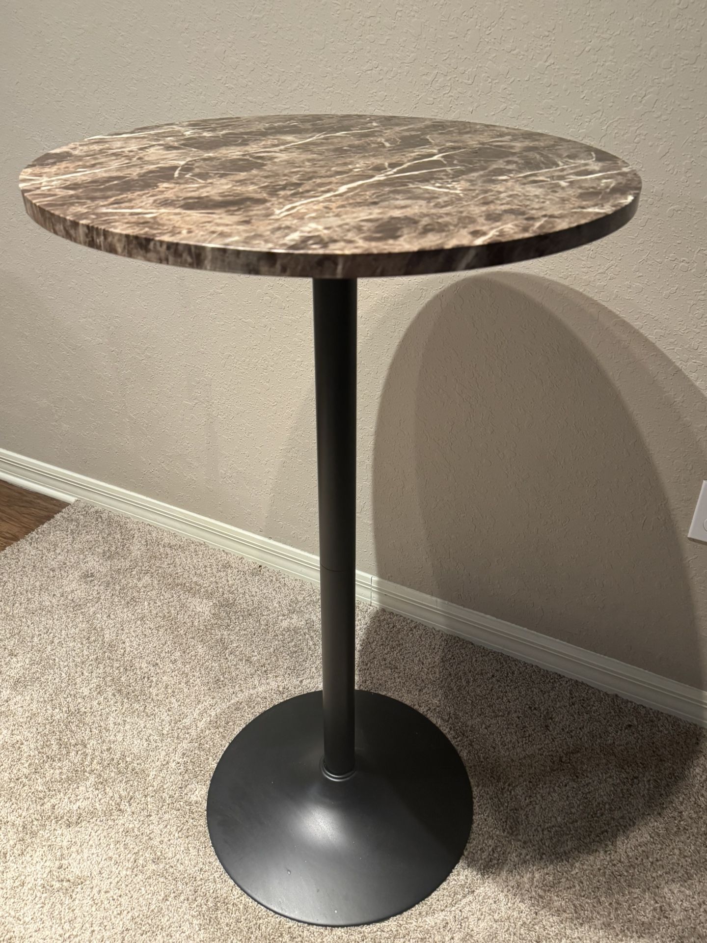 Faux Marble Cocktail Table 