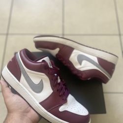 JORDAN 1 LOW CHERRYWOOD RED