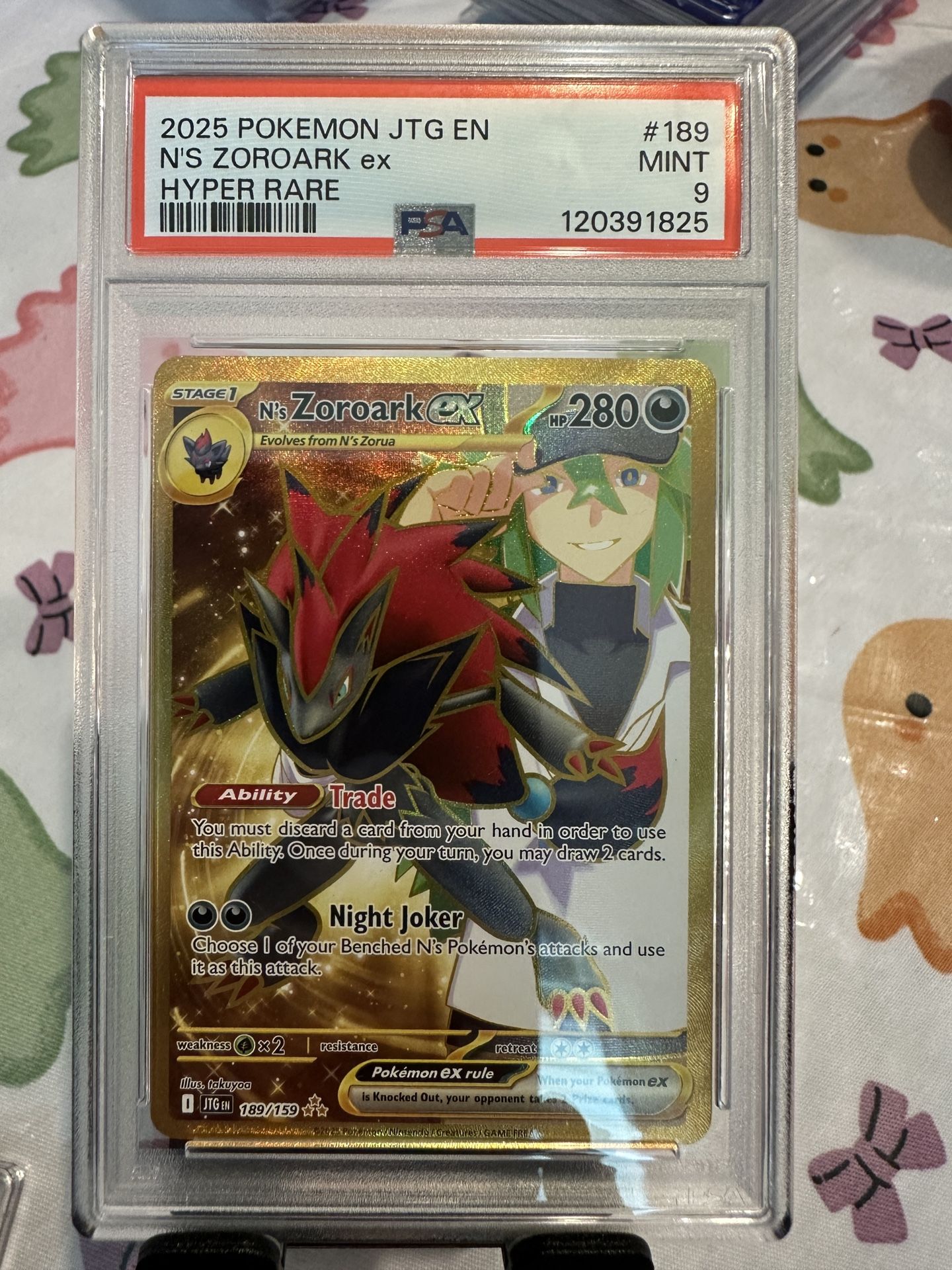 N’s Zoroark PSA 9