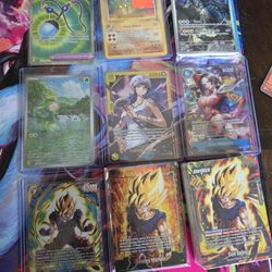 One piece, drragonball Z, pokemon