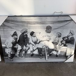 Baseball picture wall frames