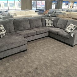 Grey Sectional Couch New 
