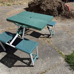 Vintage Children’s Folding Picnic Table 