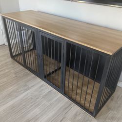 Large Dog Crate Furniture For 2 Dogs