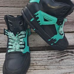 "Dripping In Diamonds" Custom Jordan 4s Size 7 Womens