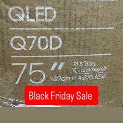 Samsung - 75” Class Q70D Series QLED 4K Smart Tizen TV