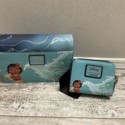NWT Loungefly Moana Crossbody Bag And Wallet