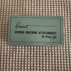 Greasy Sewing Machine Attachments