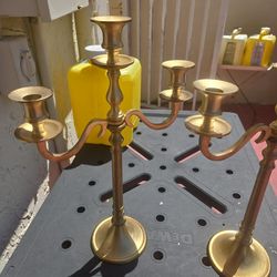 European Vintage Candelabra 3 Arm