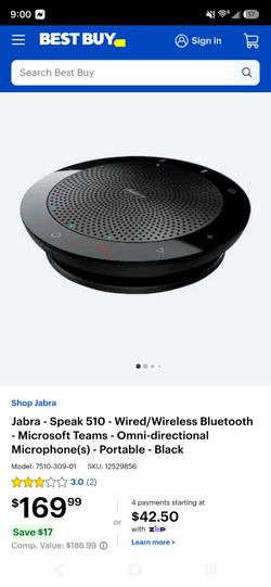 Jabra Speak 510 Bluetooth Speakerphone