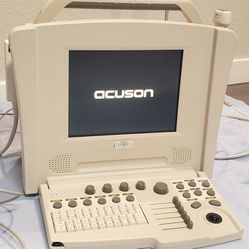 Acuson cypress portable ultrasound machine with Cardiac Prob