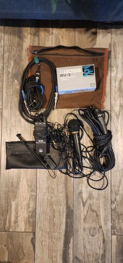 Microphones, Sony, Sure, Dynamic & Boss Reverb Box