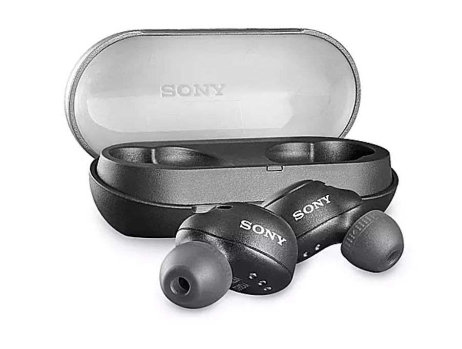 Sony WF-C100 Wireless Bluetooth Earbud Headphones.