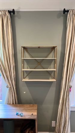 CB2 wall shelf