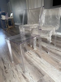 Clear Acrylic Ghost Chairs