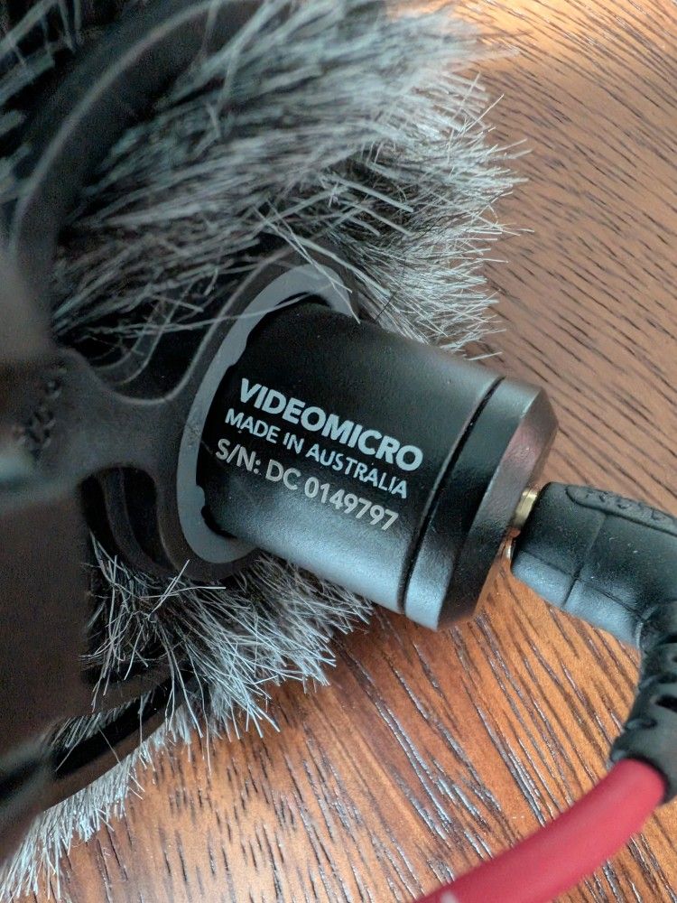 Rode Video micro Microphone. 