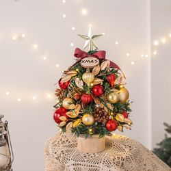 17” Tabletop Christmas Tree W/ Lights Xmas Christmas Decorations