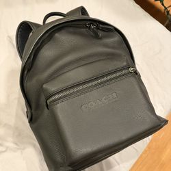Coach Leather Backpack